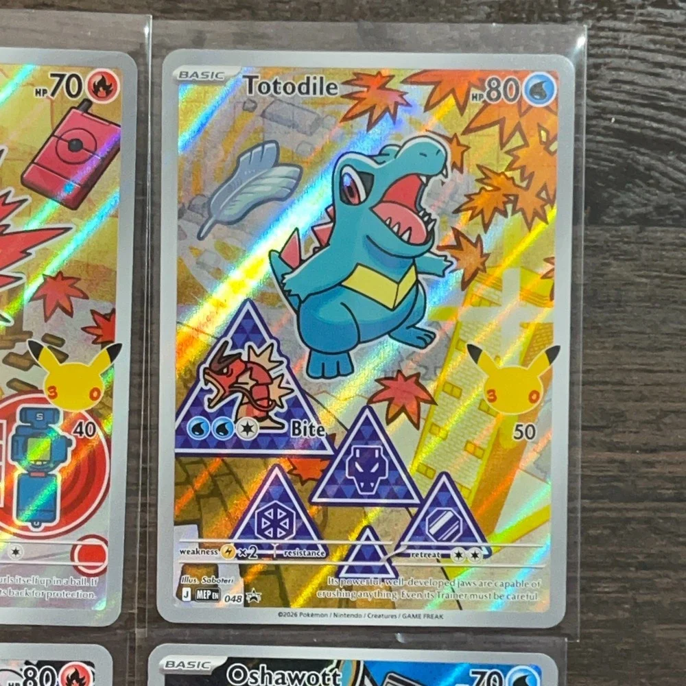 Pokemon Series 2 First Partner Illustration Complete Set Of 9 Cards Gen 2 Promo